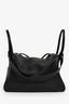 Hermès 2015 Black Clemence Leather Lindy 34