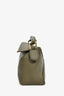 Loewe 2024 Dark Khaki Mini Puzzle Edge Shoulder Bag