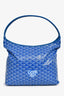 Goyard 2024 Sky Blue Goyardine Bohème Hobo Bag with Pouch