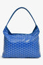 Goyard 2024 Sky Blue Goyardine Bohème Hobo Bag with Pouch