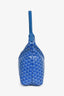 Goyard 2024 Sky Blue Goyardine Bohème Hobo Bag with Pouch