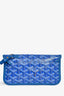 Goyard 2024 Sky Blue Goyardine Bohème Hobo Bag with Pouch