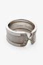 Cartier 18K White Gold Diamond C de Cartier Wide Ring Size 55