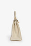 Hermès 2009 Cream Swift Leather Kelly Retourne 25 Top Handle GHW