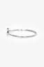 Tiffany & Co. 18k White Gold Diamond T Wire Bracelet