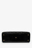 Christian Dior 2015 Black Patent Leather Large Lady Dior with Strap