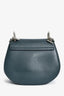 Chloe Blue Suede/Leather 'Drew' Crossbody Bag