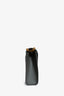 Saint Laurent Grey Chevron Leather Envelope Large Chain Shoulder Bag