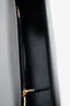 Saint Laurent Grey Chevron Leather Envelope Large Chain Shoulder Bag