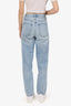 Agolde Blue Denim Straight Leg Jeans Size 22