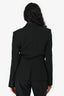 L'Agence Black Bow Pocket Blazer Size 0