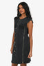 3.1 Phillip Lim Dark Grey Denim Button Down Sleeveless Midi Dress Size 6