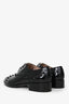 Valentino Black Brushed Leather Rockstud Loafers Size 39