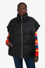 Upper Hights Black Down Oversized Vest Est. Size L