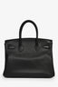 Hermès 2007 Black Vache Liegee Birkin 30