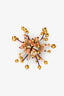 Dries Van Noten Gold Tone Starburst Brooch