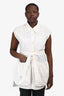 Dries Van Noten White Cotton Double Pocket Tunic Size M
