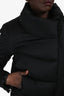 Helmut Lang Black Satin Puffer Jacket Size L