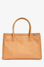Pre-Loved Chanel™ 2005-06 Beige Calfskin Leather 'Executive Shopper' Tote Bag