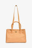 Pre-Loved Chanel™ 2005-06 Beige Calfskin Leather 'Executive Shopper' Tote Bag