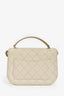 Pre-Loved Chanel™ 2018 Paris-Cuba Beige Caviar Leather Thread Around Flap Bag