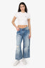R-13 Denim Distressed Wide Leg 'Wayne' Jeans Size 26