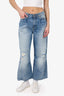 R-13 Denim Distressed Wide Leg 'Wayne' Jeans Size 26