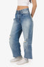 R-13 Denim Distressed Wide Leg 'Wayne' Jeans Size 26