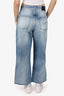 R-13 Denim Distressed Wide Leg 'Wayne' Jeans Size 26
