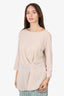 Fabiana Filippi Cream 3/4 Sleeve Top Size XL
