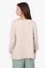 Fabiana Filippi Cream 3/4 Sleeve Top Size XL