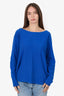 Vince Blue Cashmere Boat Neck Sweater Size L