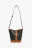 Celine Triomphe Canvas Small Crossbody Bucket Bag