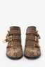 Chloe Brown Suede 'Susanna' Ankle Boots Size 35