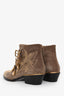Chloe Brown Suede 'Susanna' Ankle Boots Size 35