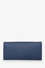 Prada 2013 Blue Saffiano Wallet On Chain