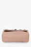 Jimmy Choo Pink Leather Mini 'Ruby/L' Star Gunmetal Chain Crossbody Bag