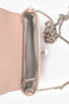 Jimmy Choo Pink Leather Mini 'Ruby/L' Star Gunmetal Chain Crossbody Bag