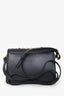 Jimmy Choo Navy Leather 'Madeline' Crossbody Bag