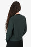 Salvatore Ferragamo Dark Green Gancini Cardigan Size XL