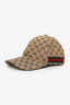 Gucci Beige 'GG' Canvas Cap Size L