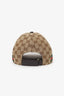 Gucci Beige 'GG' Canvas Cap Size L