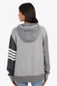 Thom Browne Grey Hoodie Size 4