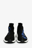 Balenciaga Black/Blue Tech Knit 'The Power of Dreams' Sock Sneakers Size 36