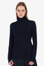 Gucci Navy Cashmere Turtleneck Sweater Size M