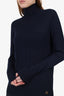 Gucci Navy Cashmere Turtleneck Sweater Size M