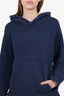 Lies Tien Navy Cashmere Hoodie Size XS