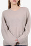 Avanti Toi Grey Cashmere Sweater Size S
