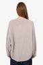 Avanti Toi Grey Cashmere Sweater Size S