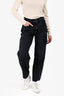 Agolde Black Wash Denim 'Cass' Baggy Cargo Jean Size 26